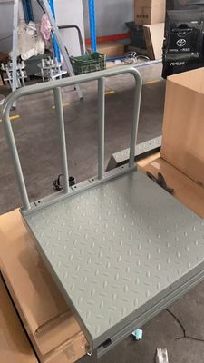 Heavy Duty Platform Weight Scale Electronic Digital Weighing Scales 500x500mm 300Kg  With Backrail