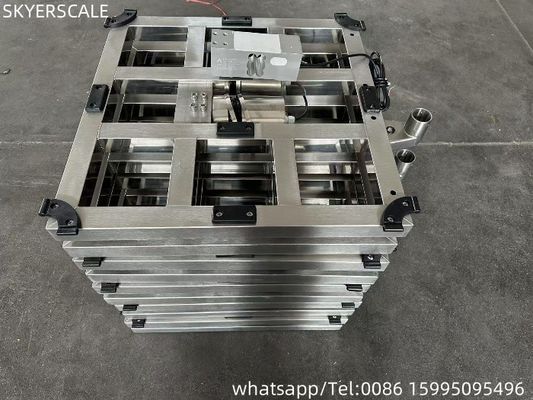 600x600mm 500kg 304 Full Stainless Steel Weighing Platform Scale