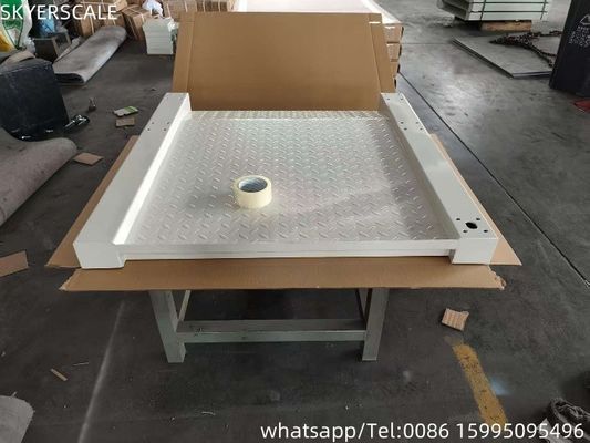 Low Profile 3 Ton Electronic Digital Scale With Heavy Duty Floor Chair Wheel Display Type A12