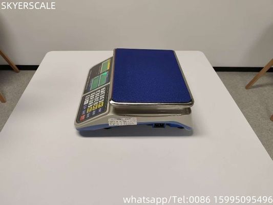 AC / DC Power Supply Electronic Food Computing Weight Weigh Scales With Green LED Display