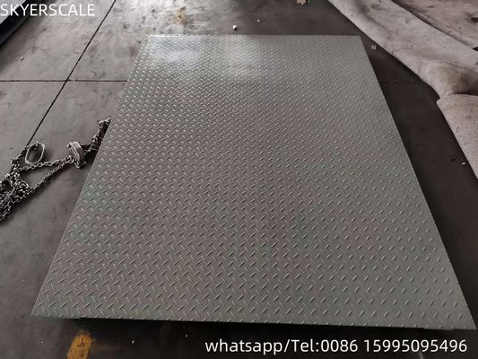 Electronic Platform Floor Weighing Scale Digital Platform Scale 5t 10t Carbon Steel AC / DC 110v / 220v