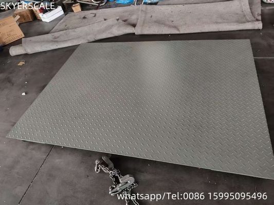 Electronic Platform Floor Weighing Scale Digital Platform Scale 5t 10t Carbon Steel AC / DC 110v / 220v