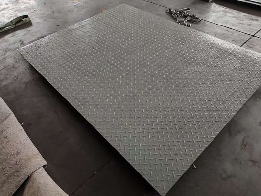 Electronic Platform Floor Weighing Scale Digital Platform Scale 5t 10t Carbon Steel AC / DC 110v / 220v