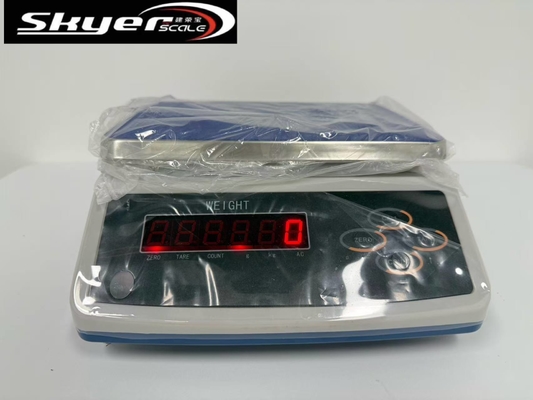 30kg Digital Weighing Scale With LCD Stainless Steel Pan