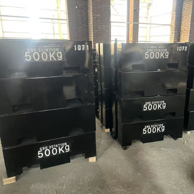 Pure Steel M1 Flat-Type Industrial Calibration Weights - Forklift Usable, Ideal for Truck Scale and Platform Scale Calibration