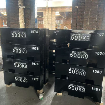 Pure Steel M1 Flat-Type Industrial Calibration Weights - Forklift Usable, Ideal for Truck Scale and Platform Scale Calibration