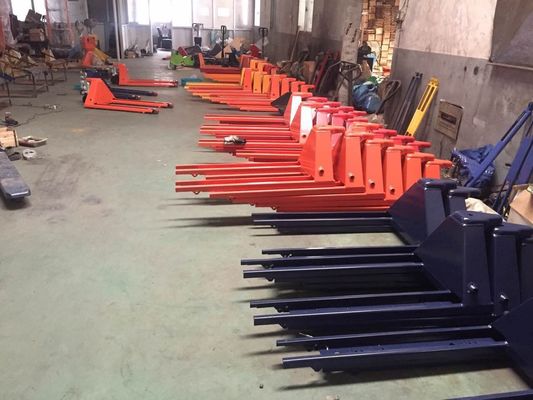 CE 2t Mild Steel Pallet Truck Scales With Hand Brake
