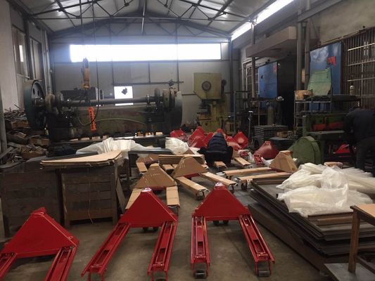 CE 2t Mild Steel Pallet Truck Scales With Hand Brake