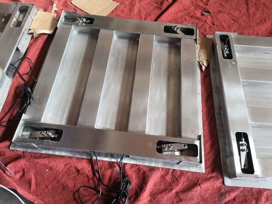 1.5x2m 3T Electronic Brushed Stainless Steel Platform Scale