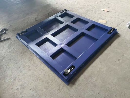 CE Anti - Slip Checker Plate Platform Floor Weighing Scales