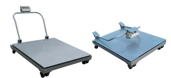 Movable Stainless Steel  Platform 3T Electronic Floor Scale Non Slip