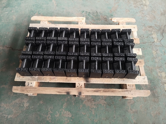 OIML Standard Stackable 20kg Cast Iron Weights For Crane  Block Weight